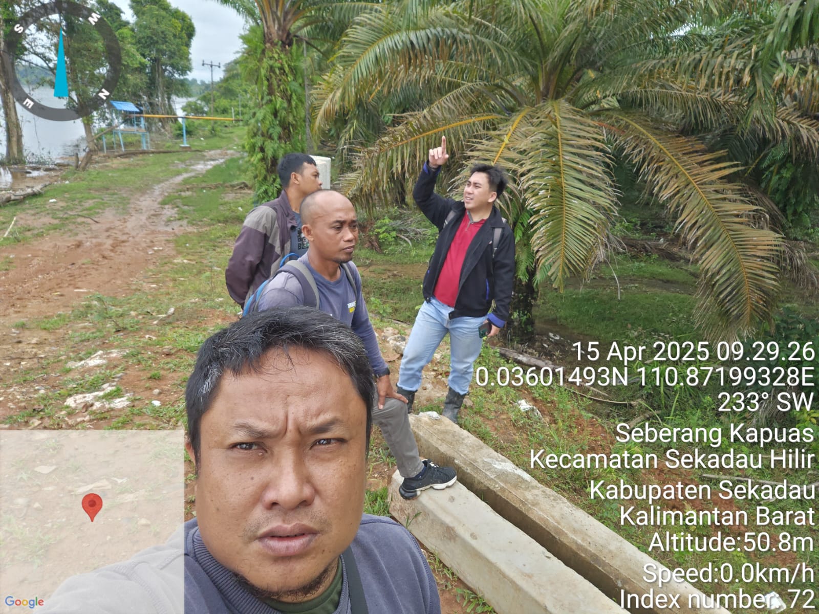 Survey lokasi pembangunan triangle