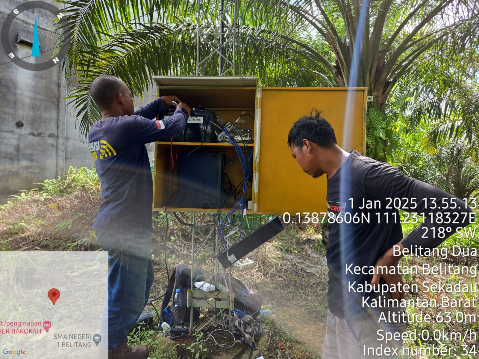 Instalasi Relay Radio Link 5ghz